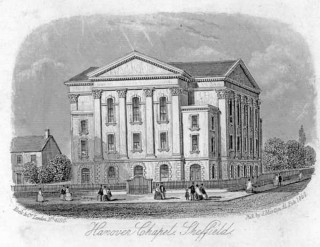 Hanover Chapel, Sheffield in 1860
