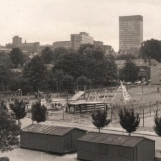 Broomhall adventure playground, bottom of Gell St. August 1977 | Photo: Tony Allwright