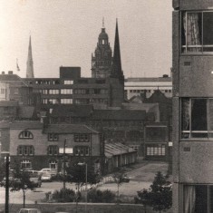 Town Hall from Broomhall Flats, September 1977 | Photo: Tony Allwright