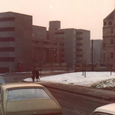 Broomhall Flats and Springfield School, January 1978 | Photo: Tony Allwright