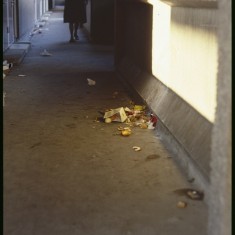 Litter, Broomhall Flats. January 1979 | Photo: Tony Allwright