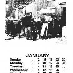 Broomhall Calendar 1983. January: page 1 of 2 | Image: Mike Fitter