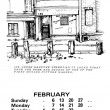The Broomhall Calendar 1983: February ~ Making the Flicks