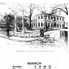 Broomhall Calendar 1983. March: page 1 of 2 | Photo: Mike Fitter