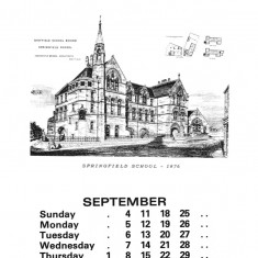 Broomhall Calendar 1983. September: page 1 of 3 | Photo: Mike Fitter