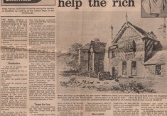 Broom Hall and the Enclosure Act: A newspaper story from 1982