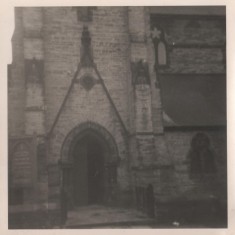 Entrance to St Silas Church, 1966 | Photo: Lynn Pearson