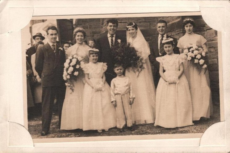 Norma Crookes wedding, St Silas Church. 5th October 1957 | Photo: Norma Crookes