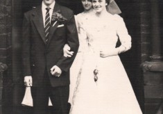 St Silas Wedding of Pat Higgins & Terry Wetherill ~ 1956