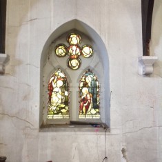 Stained glass window, St Silas Church. 2013 | Photo: Sue Lancaster