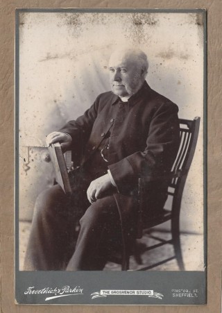 Reverend Henry Henton Wright, vicar of St Silas Church. 1890s