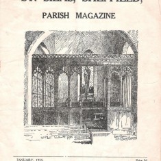 St Silas Parish Magazine: Front Cover. January 1955 | Image: Pat Collins