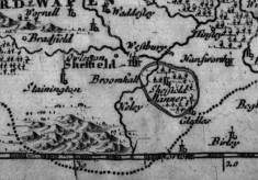 Historical Maps of Broomhall ~ 1607 - 1873