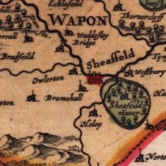 1724 West Riding of Yorkshire Map by Gerard Valk and Petrus Schenk | Map: SALS