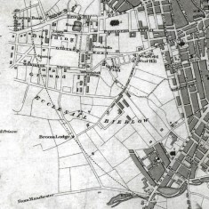 1823 Sheffield Map by John Leather | Map: SALS