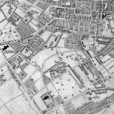 1838 Sheffield Map published with White's History and Directory of Yorkshire | Map: SALS