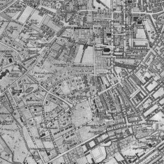1863 Sheffield Map based on the 1850 Ordnance Survey, with revisions to 1863 | Map: SALS