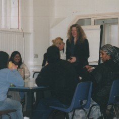 ESOL (Engilsh for Speakers of Other Lanuguages) class at the Broomhall Centre, 1990s | Photo: Broomhall Centre