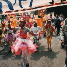 Carnival Queen and procession: “One World” Carnival. 1994 | Photo: Broomhall Centre
