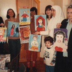 Painting workshop, Women's Day, 22 March 1995 | Photo: Broomhall Centre