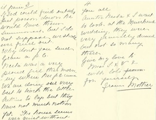 Dickinson letter 2: 3 August 1911. Page 2 | Photo: Judith Gaillac