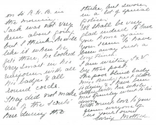 Dickinson letter 6: 24th August 1911. Page 2 | Photo: Judith Gaillac