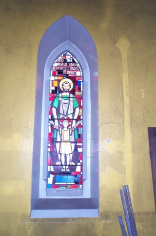 Window in Lady Chapel, St Silas Church, 2013 | Photo: Richard Bakewell