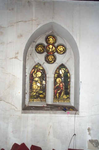 Window on North East Nave wall, St Silas Church. 2013 | Photo: Richard Bakewell