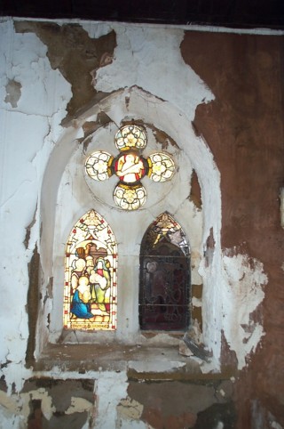 Window on South East Nave wall, St Silas Church. 2013 | Photo: Richard Bakewell