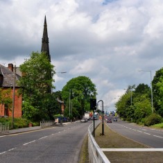 Hanover Way with St Andrew's Church spire, 2014 | Photo: OUR Broomhall