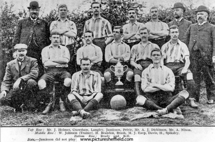 Sheffield Wednesday Club F. A. Cup Winners.1896 | Photo: SALS PSs03889