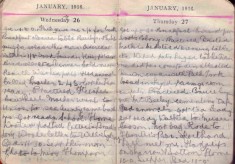 Doris Hogan Diary: 26th and 27th January 1916