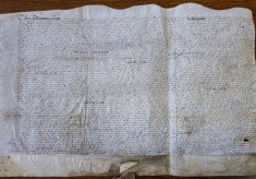 Grant of Broomhall land from Queen Elizabeth I ~ 1581