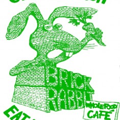 Brick Rabbit T-shirt design. 1977 | Photo: Polly Blacker / Tony Cornah