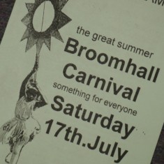 Broomhall Carnival leaflet | Photo: Polly Blacker / Tony Cornah