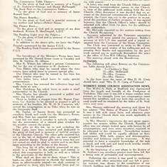 St Andrew's Church Leaflet Page 6. 1953 | St Andrew archive