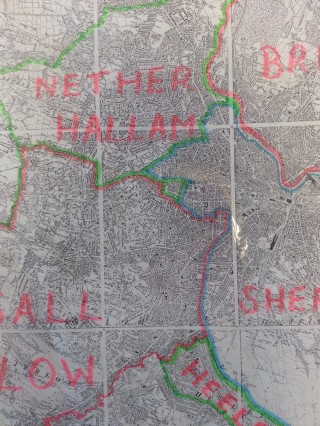 Parish boundary map which can be found at the Sheffield Archives | Photo: SALS