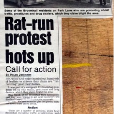 Star newspaper article about traffic, 1994 | Photo: BPA