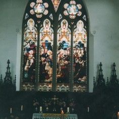 Altar window at St Silas Church. 1999 | Photo: Audrey Russell