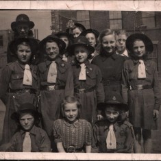 St Silas guides wearing older style hats. 1946 | Photo: Audrey Russell