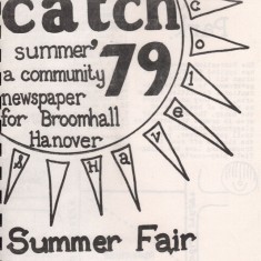 Cover of the Summer 1979 edition of Catch Newspaper. Summer 1979 | Photo: Broomhall Centre