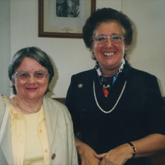 Cath Brown (right). 13 October 2001 | Photo: Audrey Russell