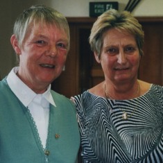 Christine McCluskey (left). 13 October 2001 | Photo: Audrey Russell