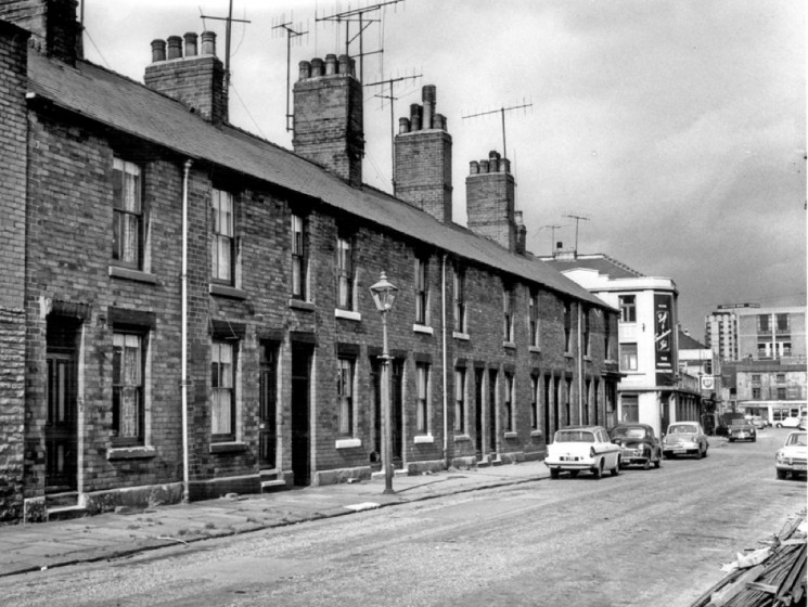Nos 64-46, Hodgson Street. 1966 | Photo: SALS PSs17423 'Sheffield Newspapers Ltd'