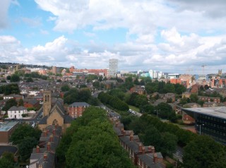 Photo of Broomhall taken from the Hanover Flats roof. August 2014 | Photo: Our Broomhall