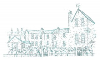 Illustration of St Silas Infants School taken from 