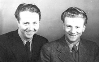 George Cunningham and his brother Herbert 'Billy' Cunningham. Unknown year | Photo: Pamela Jackson