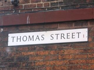 Street Sign for Thomas Street. 2014 | Photo: Our Broomhall 