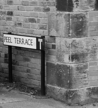 Street Sign for Peel Terrace. 2015 | Photo: Mark Sheridan