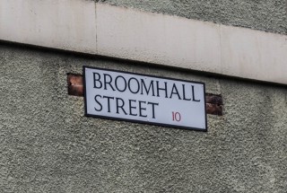 Street Sign for Broomhall Street. 2015 | Photo: Mark Sheridan